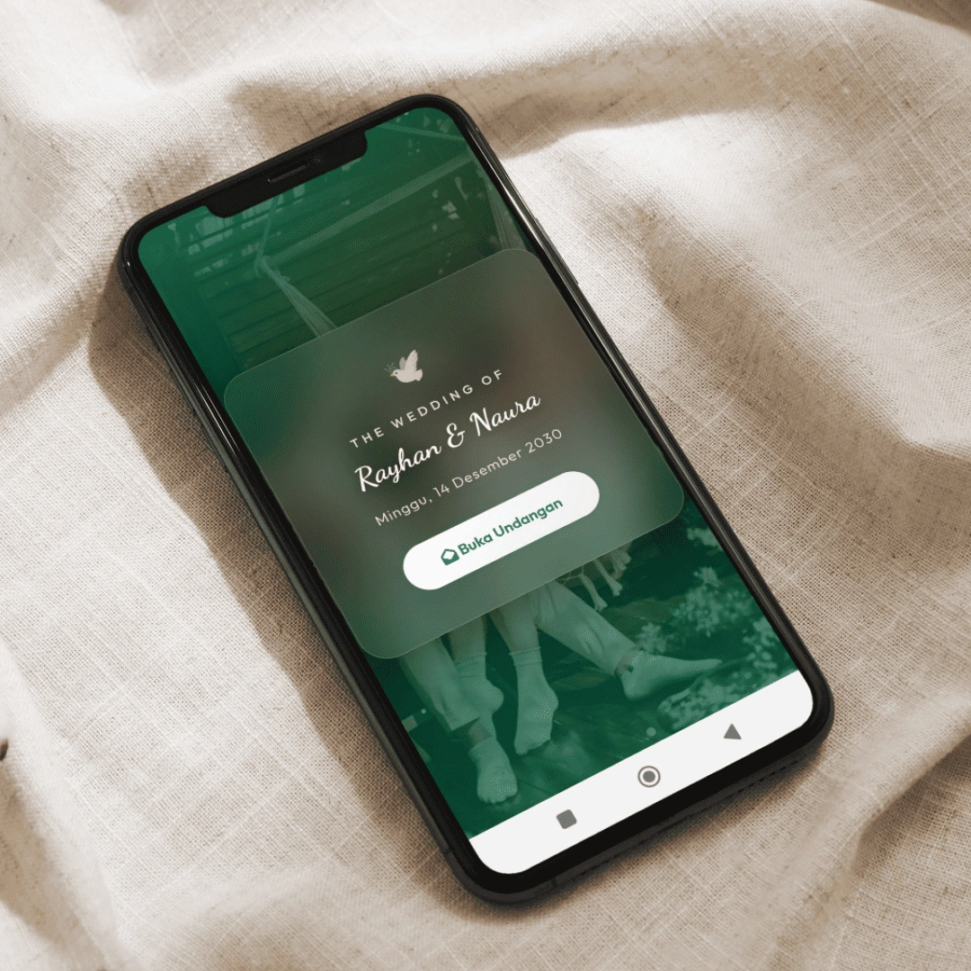 Desain Undangan Pernikahan Website Tema Google Play Menarik